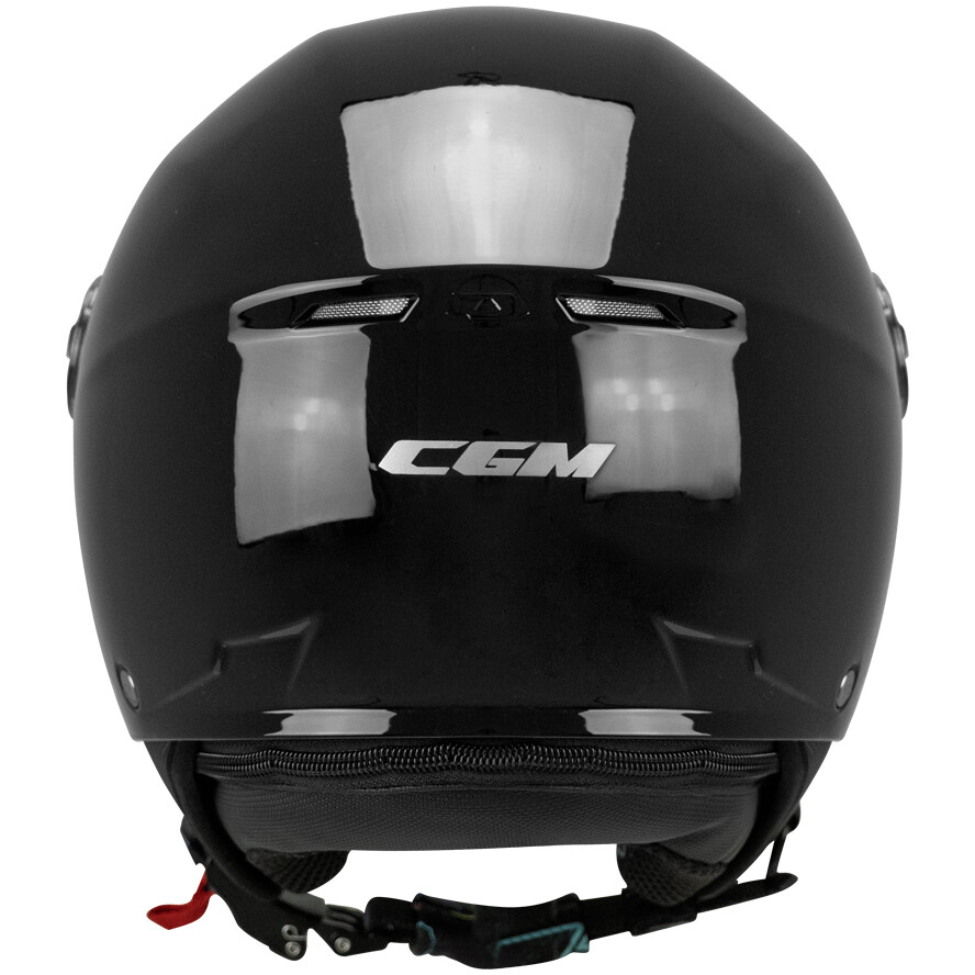 CGM 261A MINI MONO Kids Jet Motorcycle Helmet Black