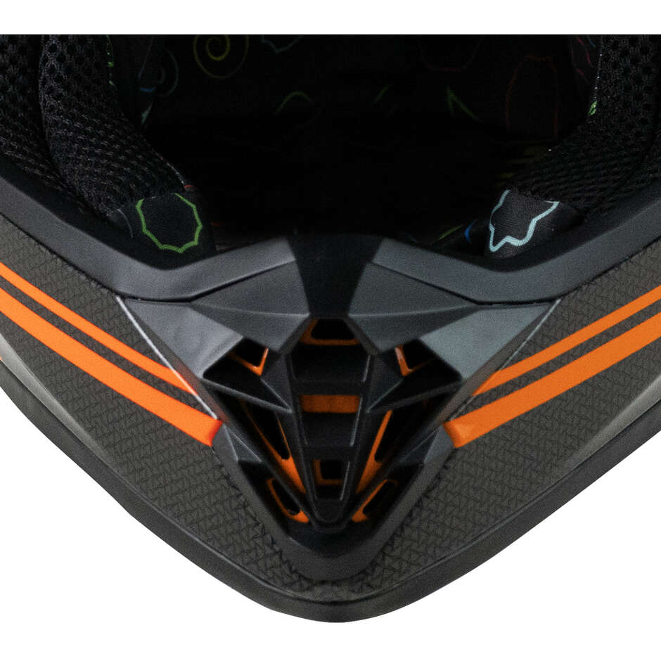 CGM 267G DIRT-X FURY Kids Cross Motorcycle Helmet Black Grey Orange