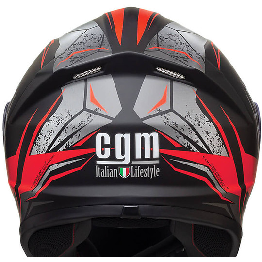 CGM 301S MOTEGI Integral Motorcycle Helmet Matte Red