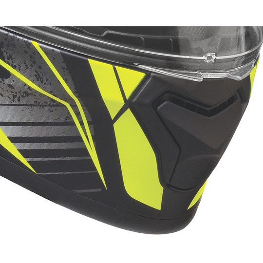 CGM 301S Motorcycle Helmet Integral Yellow Fluo Matt