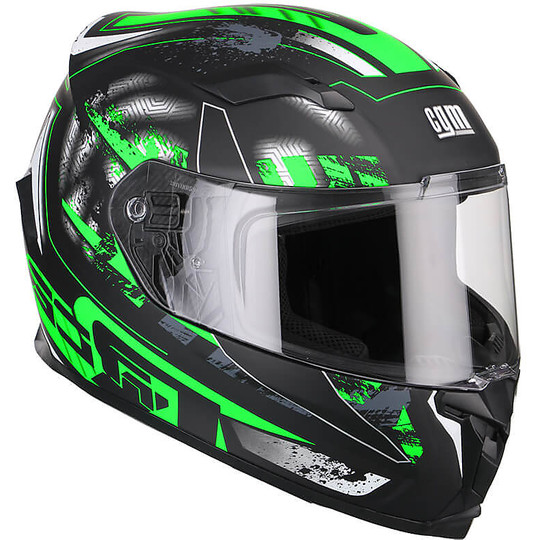 CGM 307G Integral Motorcycle Helmet JEREZ Verde Fluo Matt
