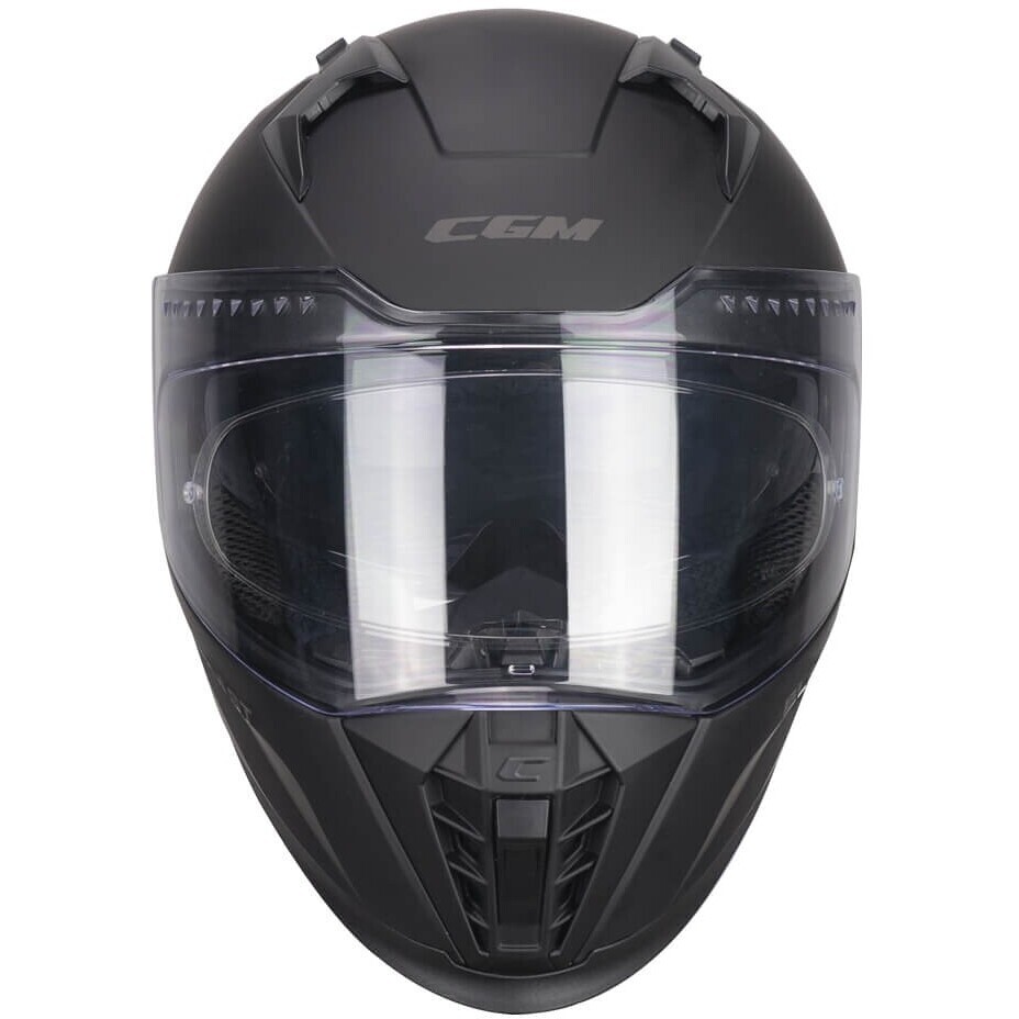 CGM 311A BLAST MONO Full Face Motorcycle Helmet Matt Black