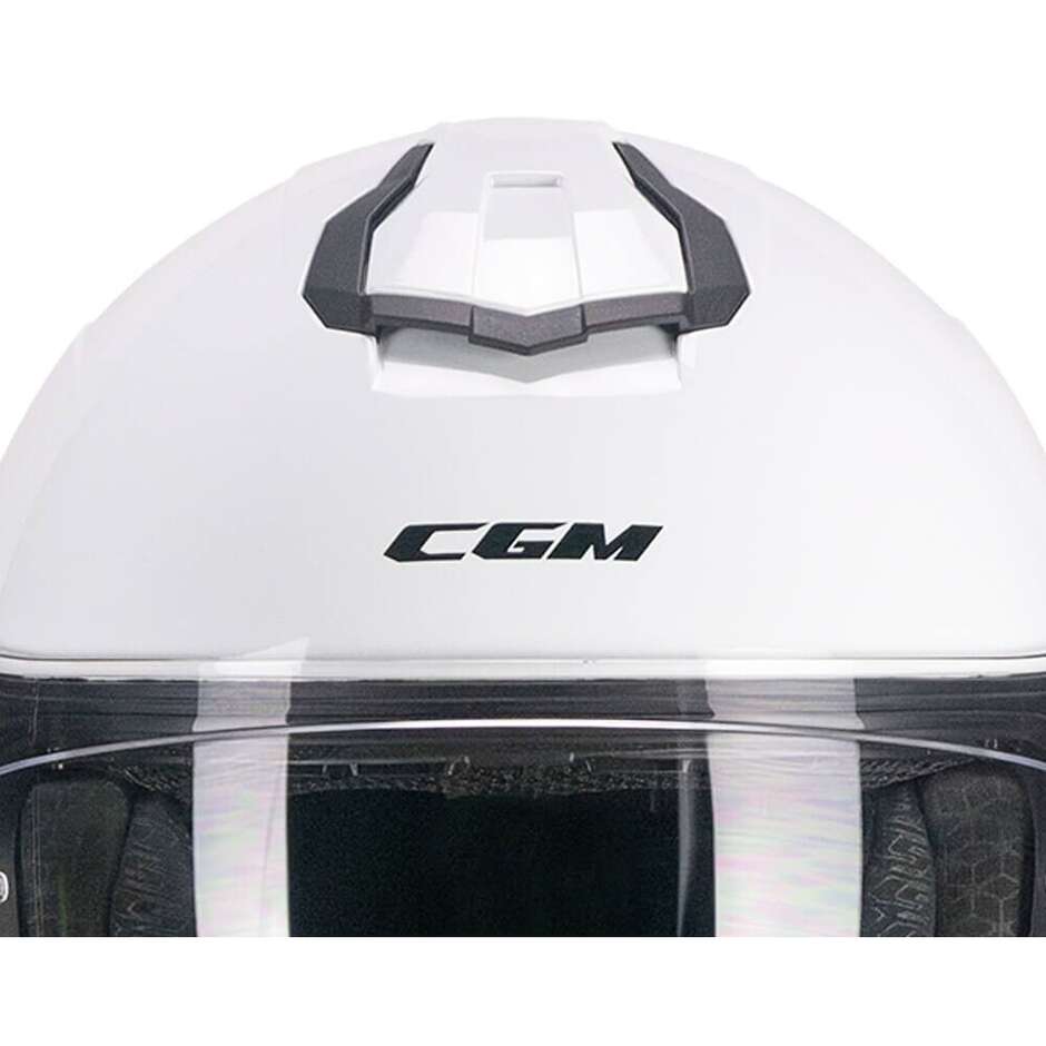 CGM 330A RIOT MONO Integral-Motorradhelm Weiß