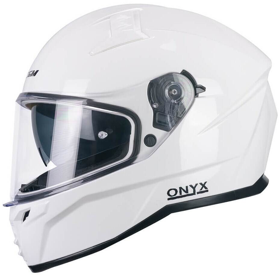 CGM 333A ONYX MONO Integral-Motorradhelm Weiß