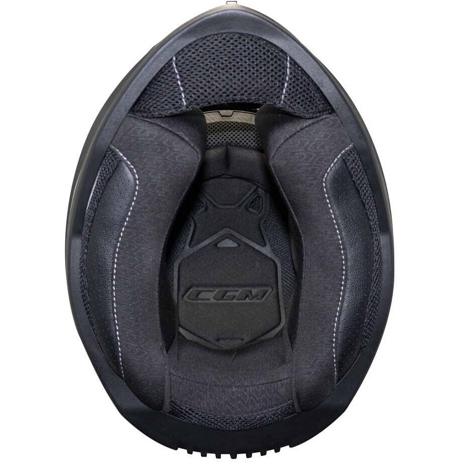 CGM 333G ONYX SPORT Full Face Motorcycle Helmet Black Red Matt