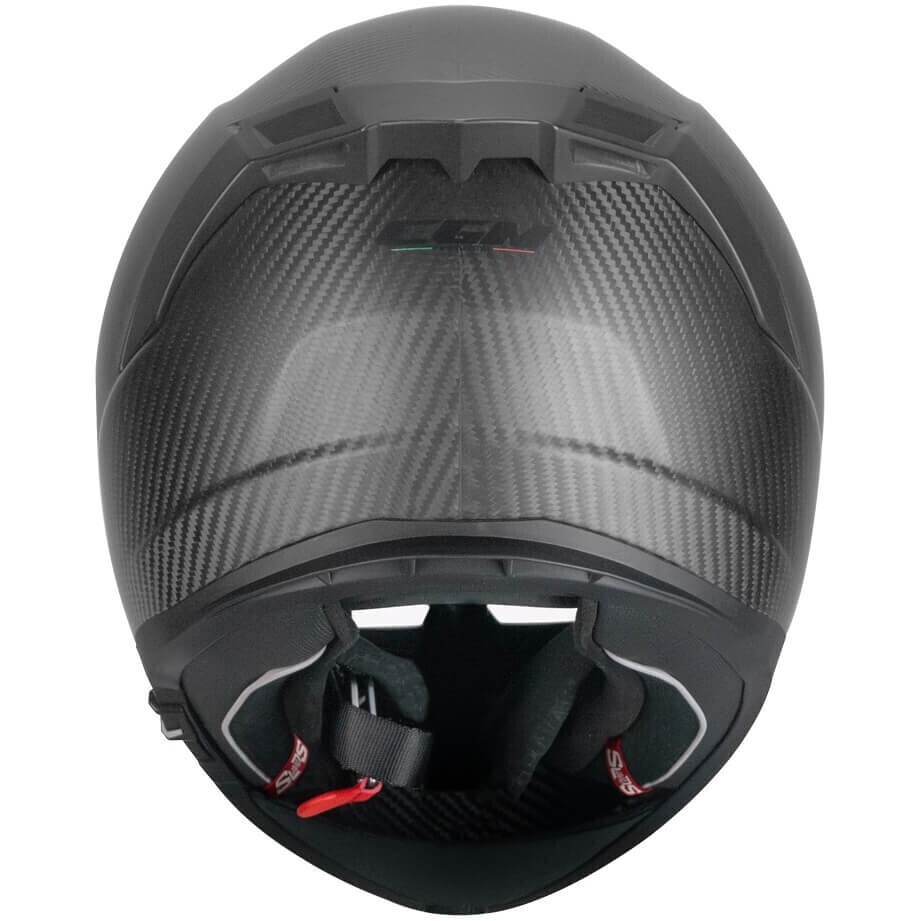 CGM 361C AVENT PRO Carbon Integral-Motorradhelm Mattschwarz
