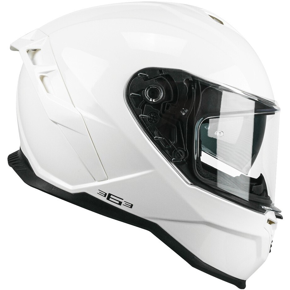 CGM 363A SHOT MONO Full Face Motorcycle Helmet White