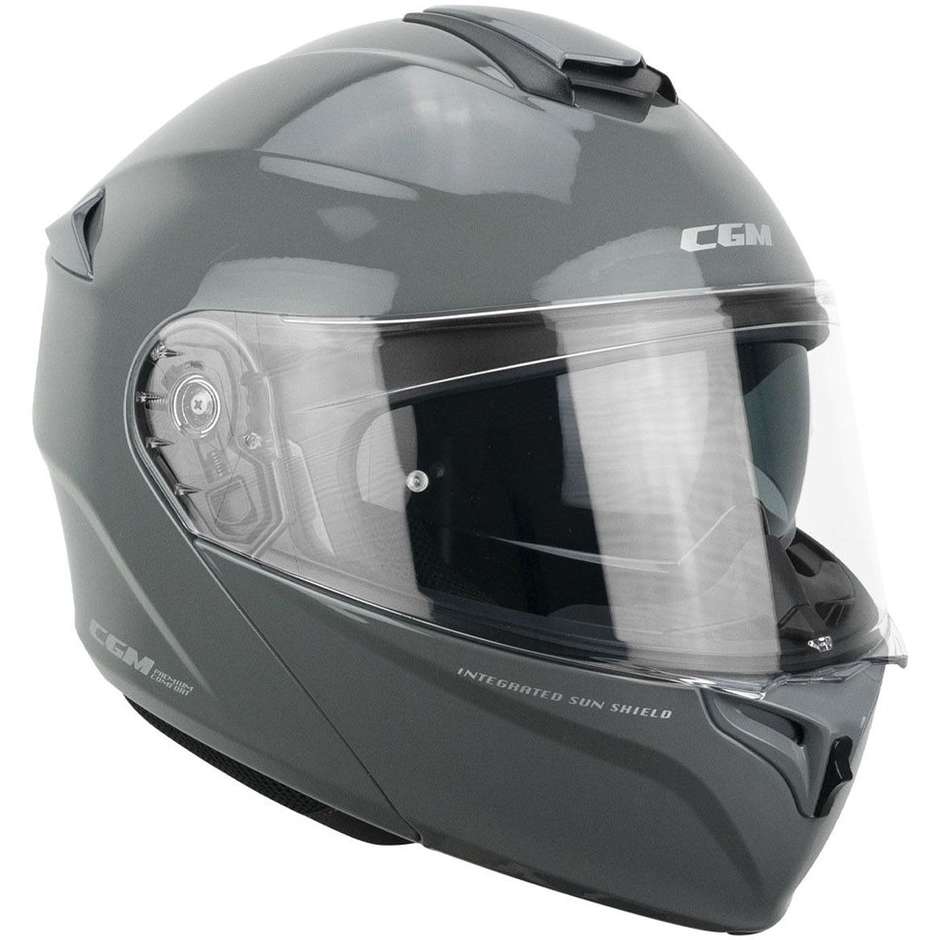 CGM 508A BERLINO Modular Motorcycle Helmet Gray