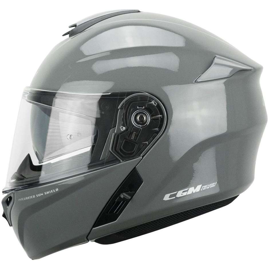 CGM 508A BERLINO Modular Motorcycle Helmet Gray