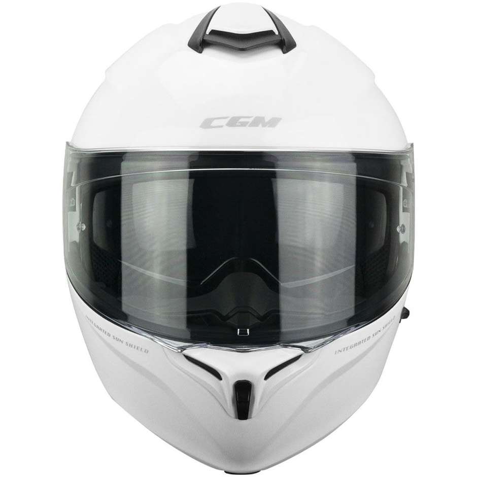 CGM 508A Modular Motorcycle Helmet BERLIN White 