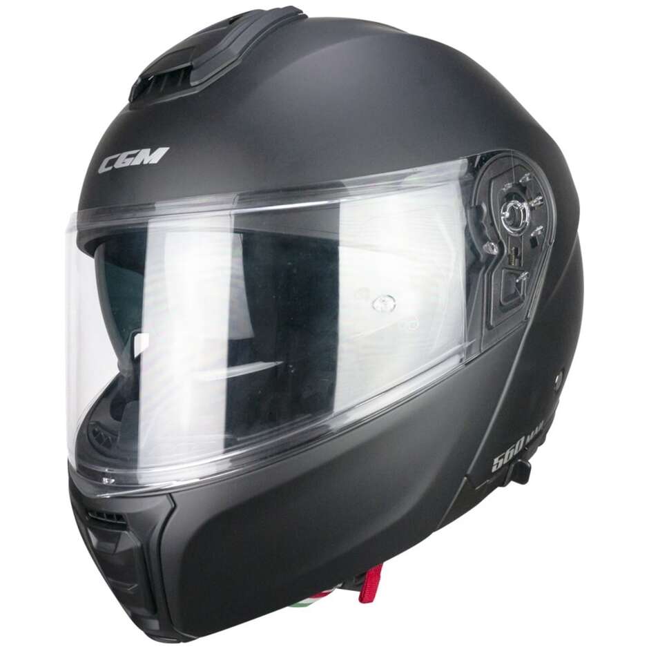 CGM 560A MAD MONO Modular Motorcycle Helmet Matt black