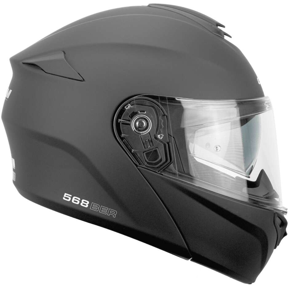 CGM 568A BER MONO Modular Motorcycle Helmet Matt black