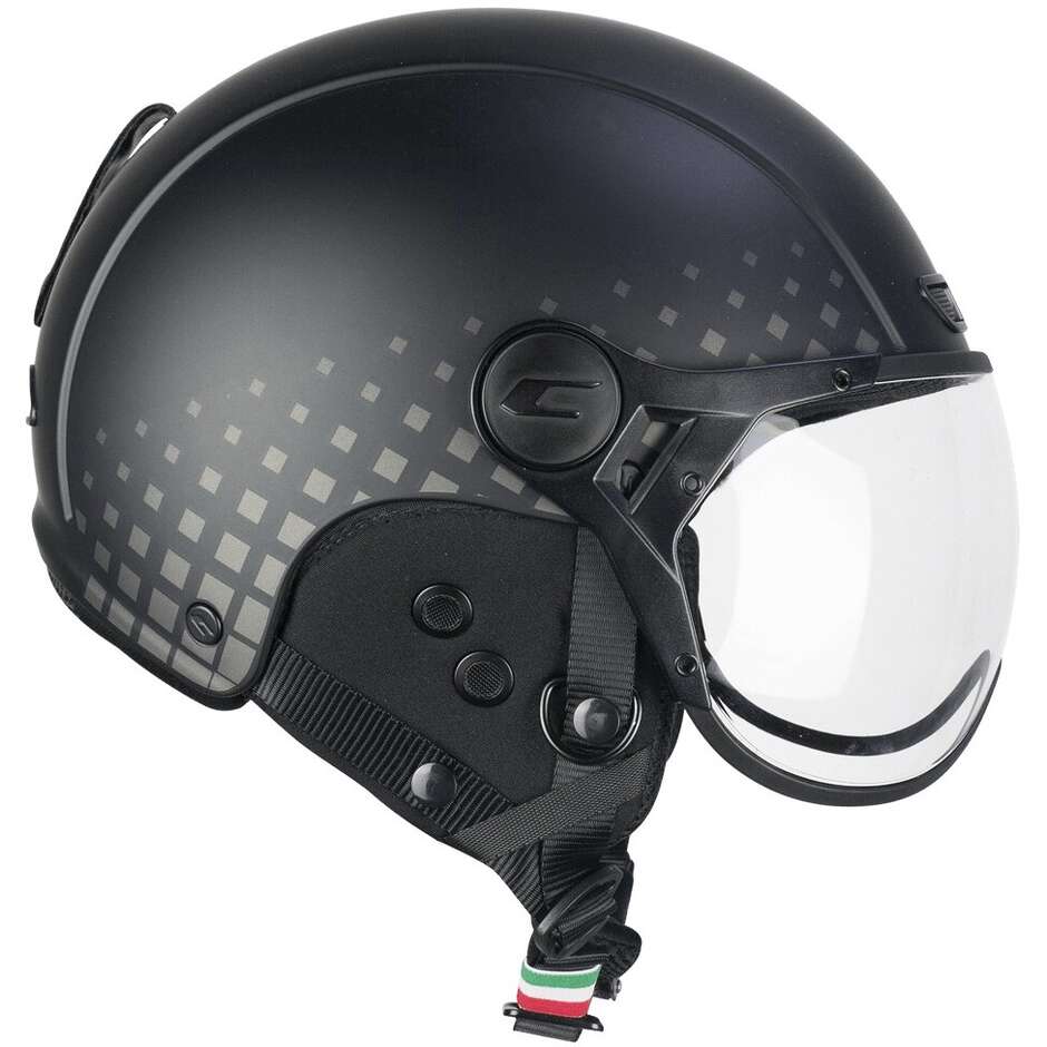 CGM 801S EBI TONE Bicycle Helmet Black Gray matt