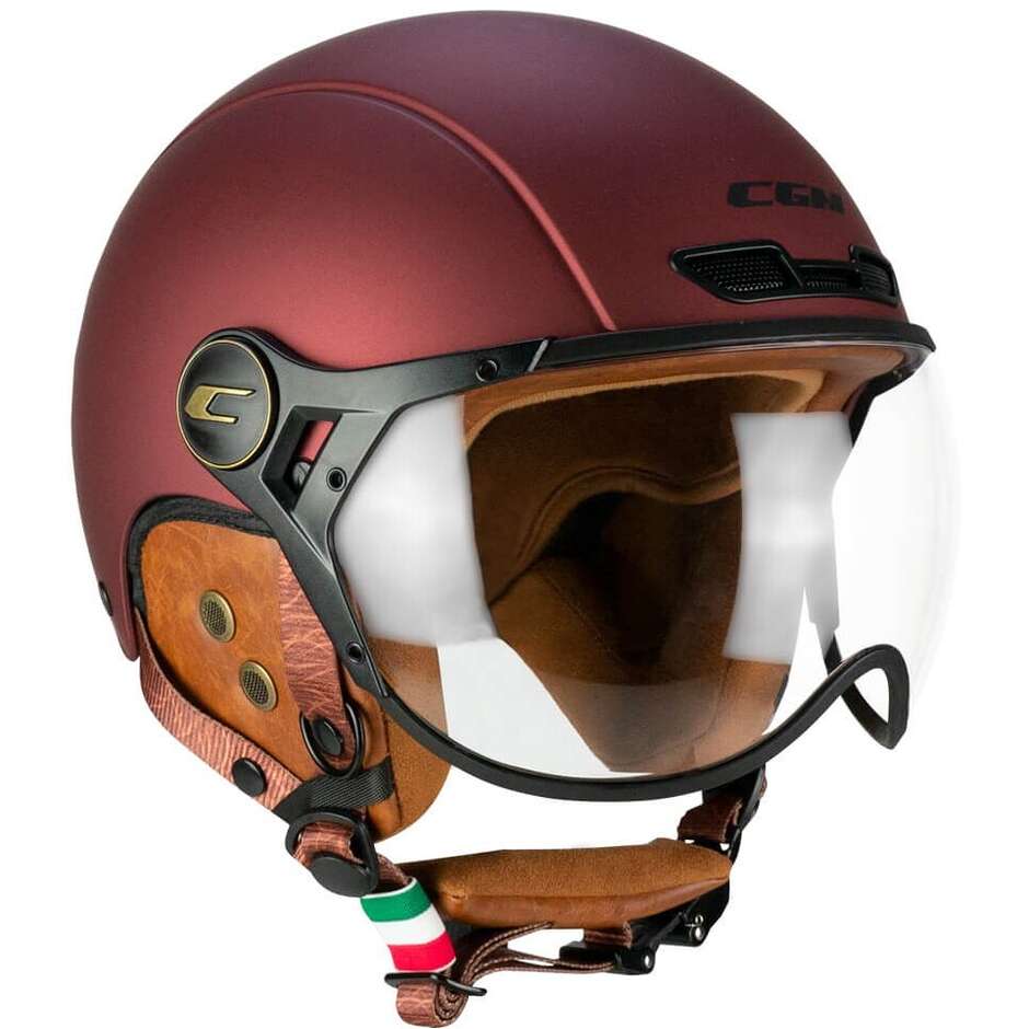 CGM 801V EBI VINTAGE Bike Helmet Satin Bordeaux