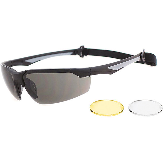 Chapt Antarctic Black Technical Glasses +2 Lenses