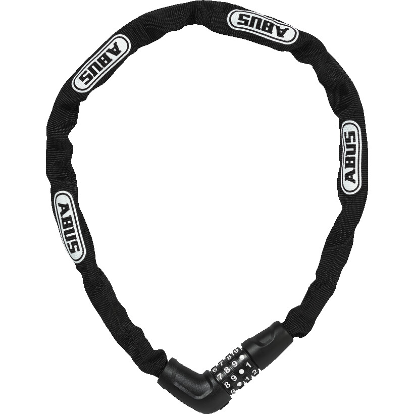 ABUS Antivol à chaîne Iven Chain 8210 - Antivol vélo en acier trempé