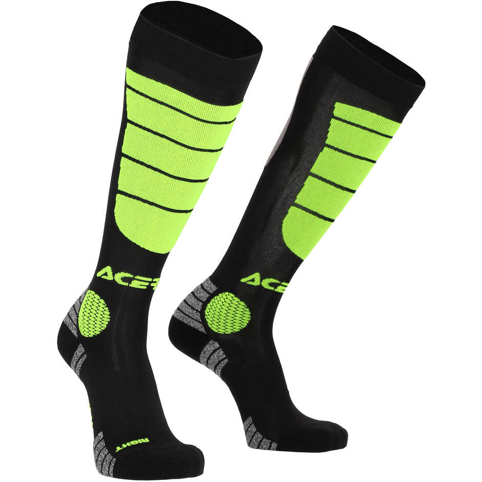 Chaussettes Acerbis MX Impact Noir Jaune