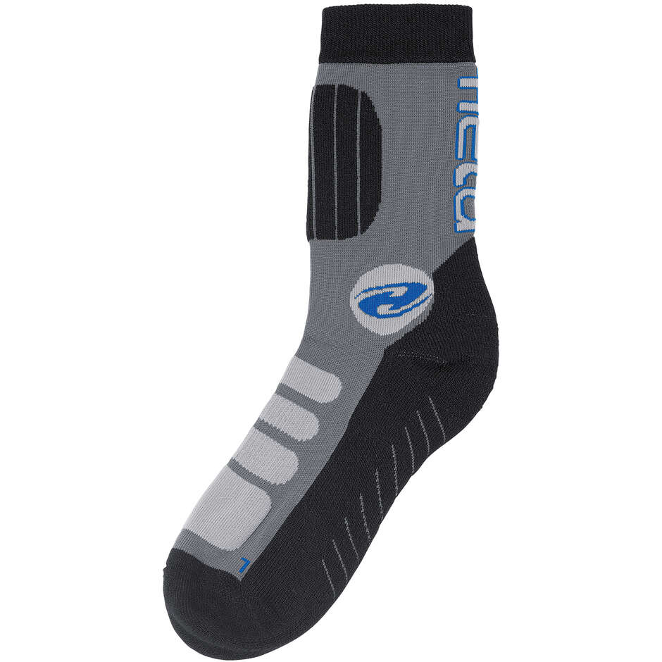 Chaussettes courtes de moto Held Gris Noir