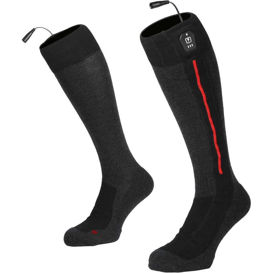 Chaussettes Moto Chauffantes Macna Lava 2.0 Noir