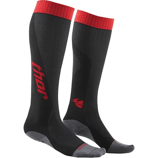 Chaussettes Techniques Longues Thor MX Cool Red