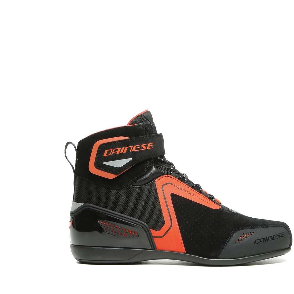 Chaussure Moto Dainese ENERGICA AIR Sport Noir Rouge Fluo