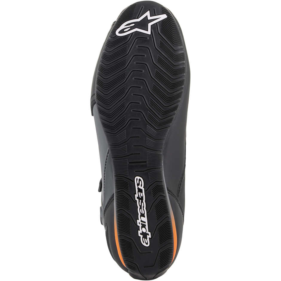 Chaussure Moto Sport Alpinestars FASTER 3 Drystar Noir Gris Orange Fluo