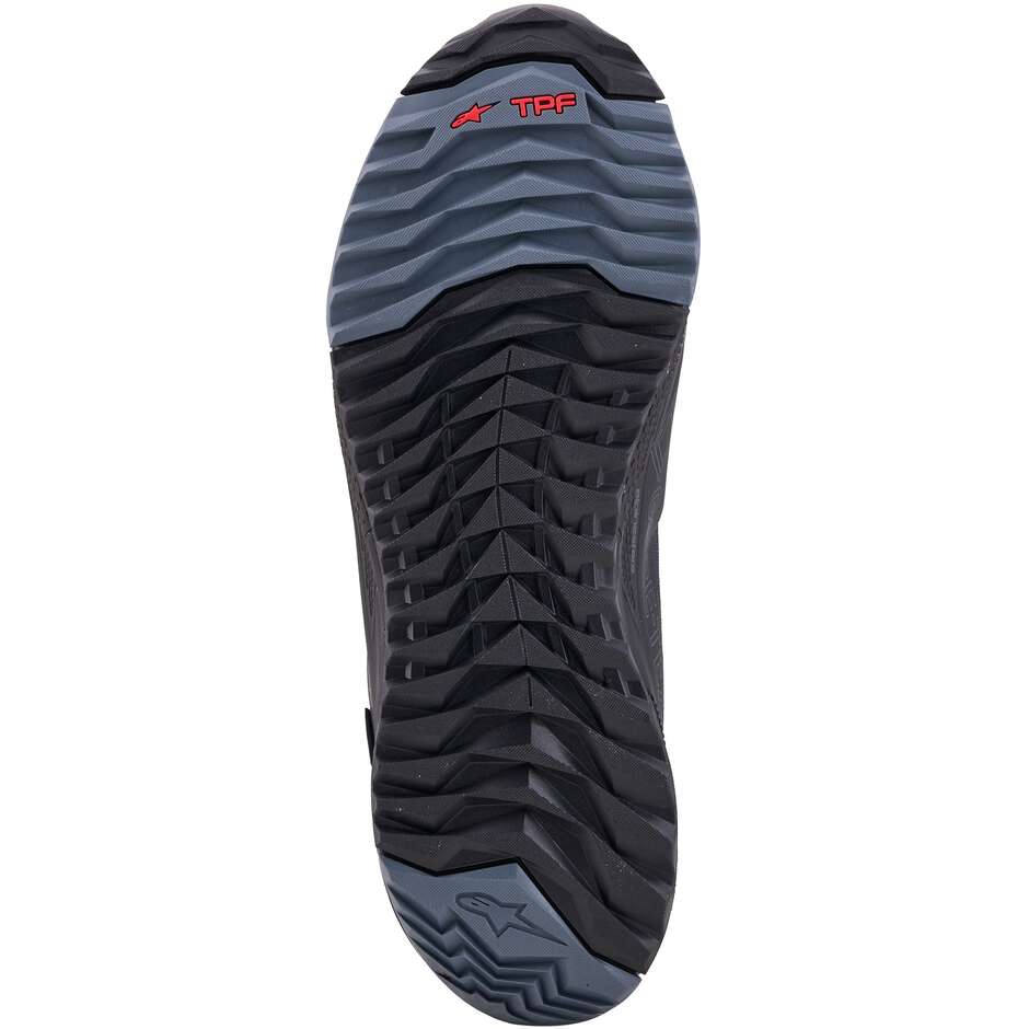 Chaussures de moto Alpinestars CR-X GORE-TEX Adventure, noir et gris foncé
