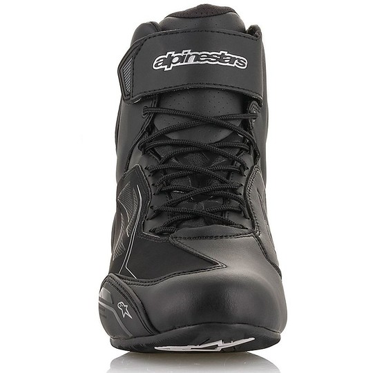 Chaussures de moto Alpinestars FASTER-3 Stella DryStar certifiées noir-argent