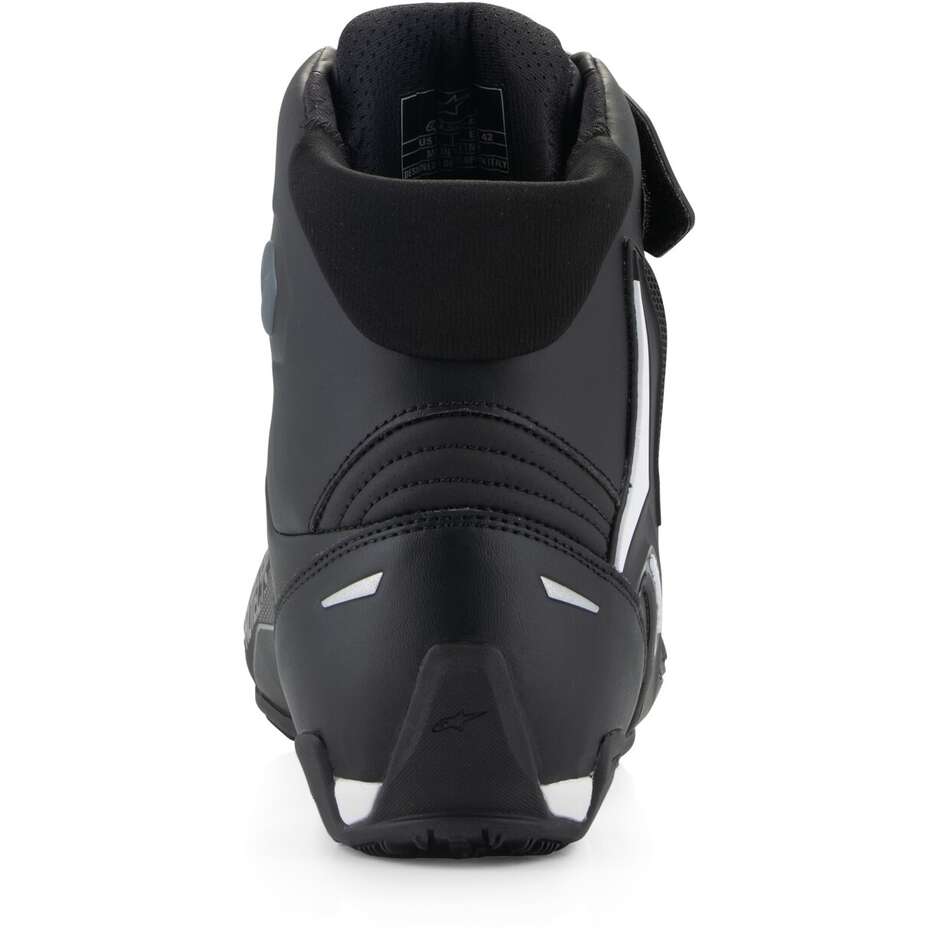 Chaussures de moto Alpinestars FASTER-4 Noir Blanc