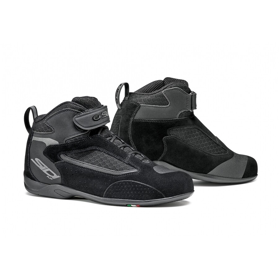 Chaussures de moto de sport technique Sidi SDS GAS FLOW noires