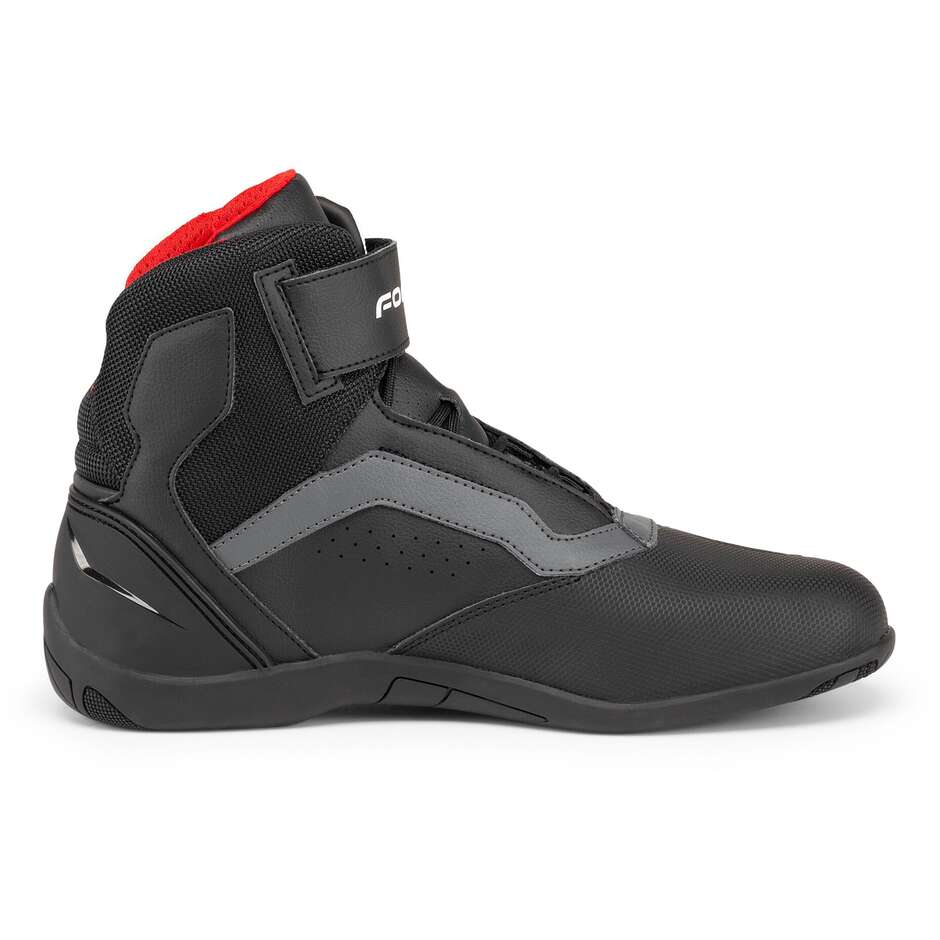 Chaussures de moto d'été Forma STINGER EVO FLOW noir blanc gris