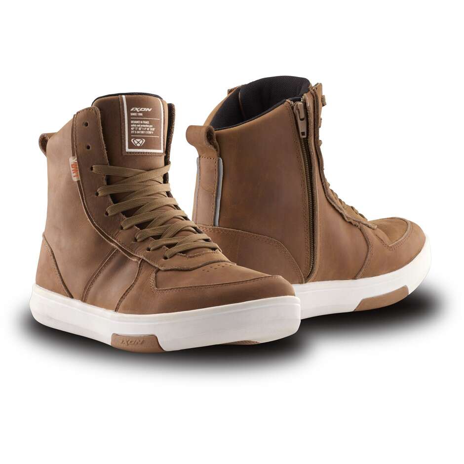 Chaussures de moto Ixon GHOST WP marron