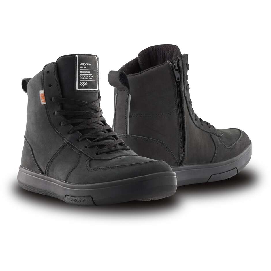 Chaussures de moto Ixon GHOST WP noires