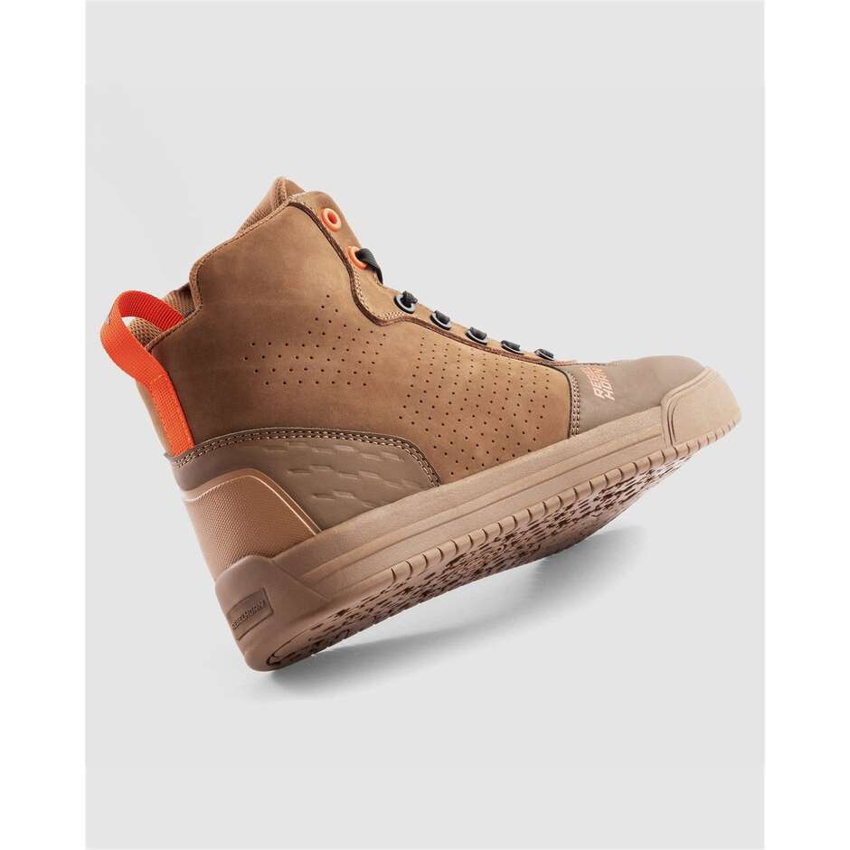 Chaussures de moto marron Rebelhorn SPIKE