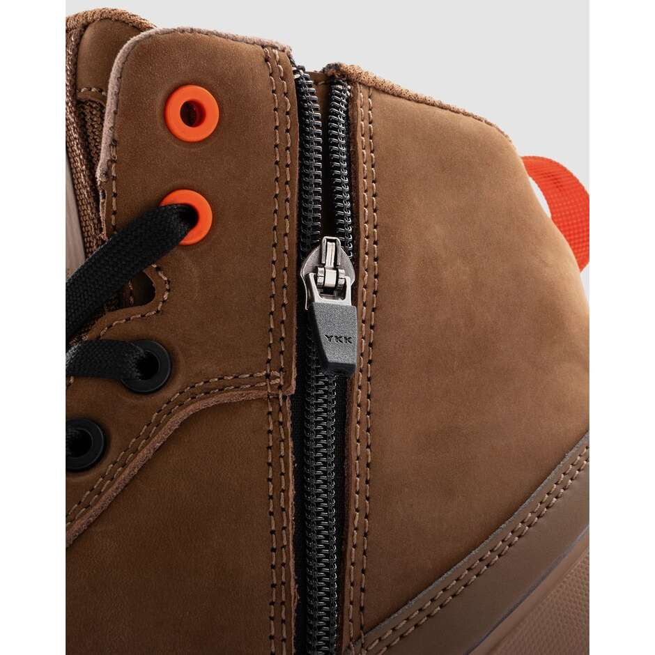 Chaussures de moto marron Rebelhorn SPIKE