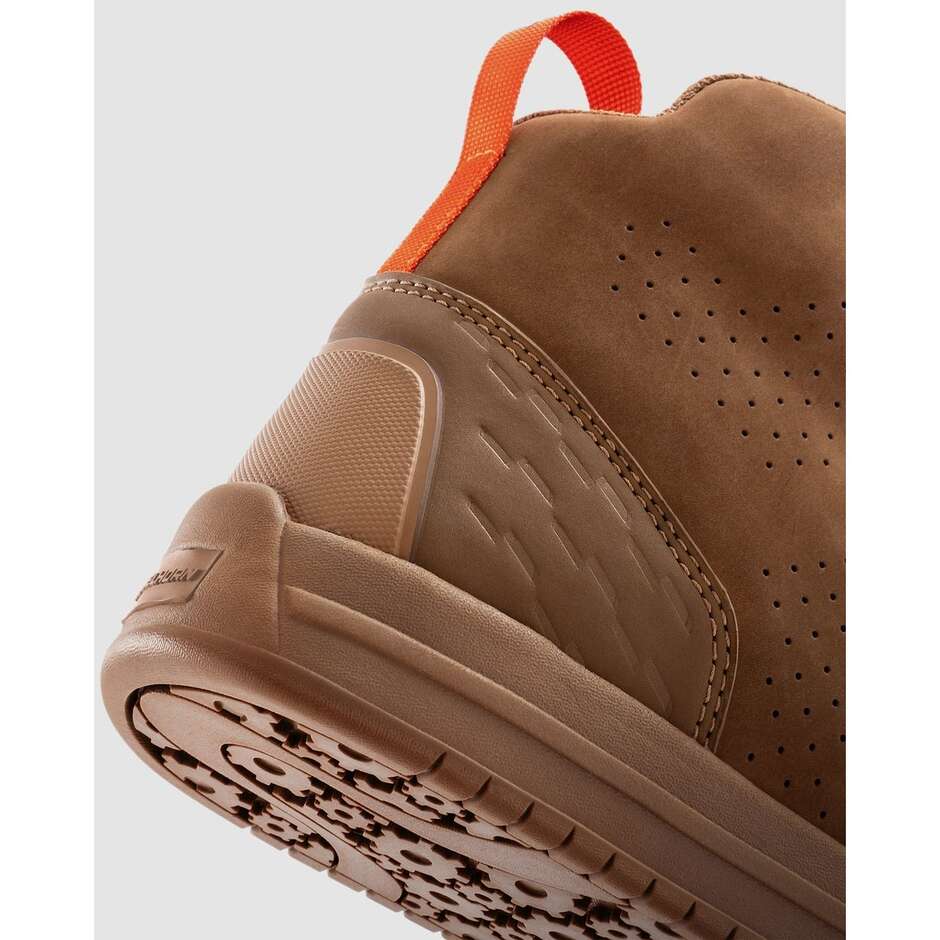 Chaussures de moto marron Rebelhorn SPIKE