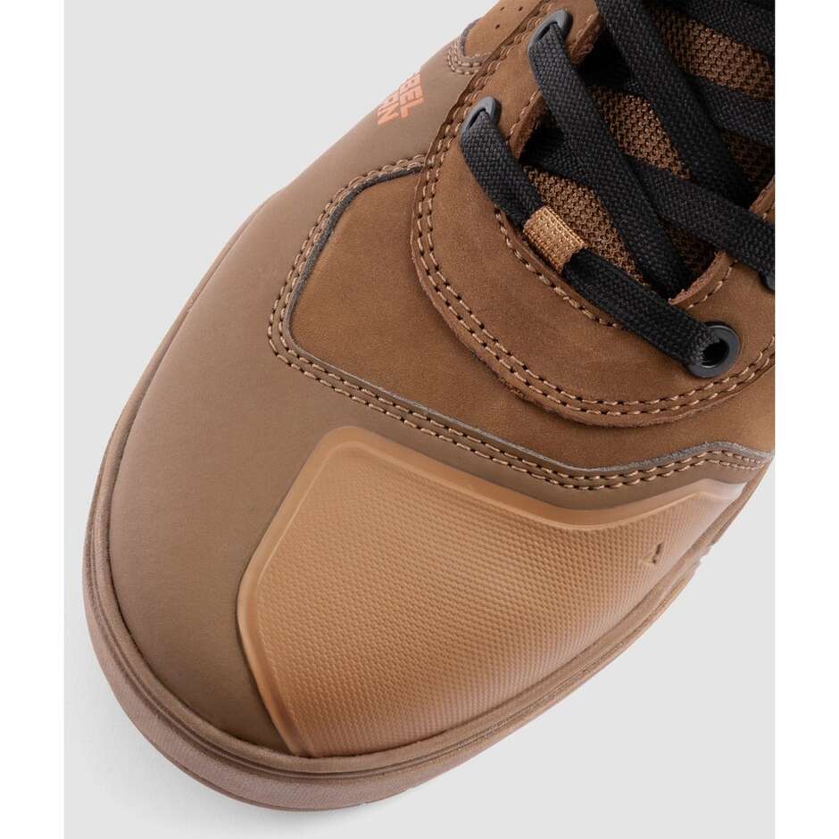 Chaussures de moto marron Rebelhorn SPIKE