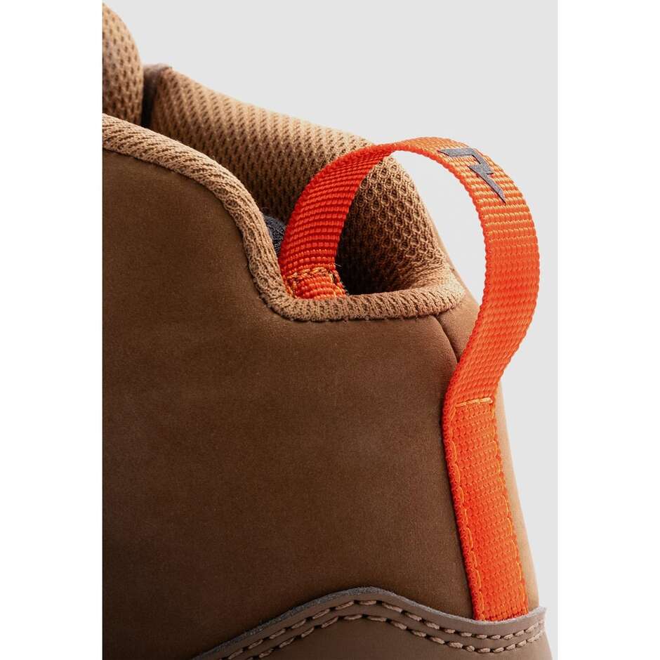 Chaussures de moto marron Rebelhorn SPIKE