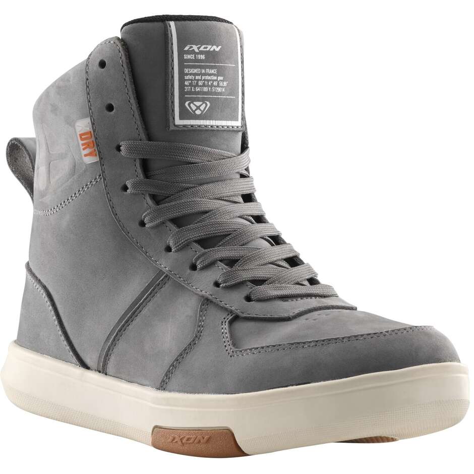 Chaussures de moto pour femme Ixon GHOST WP LADY, grises