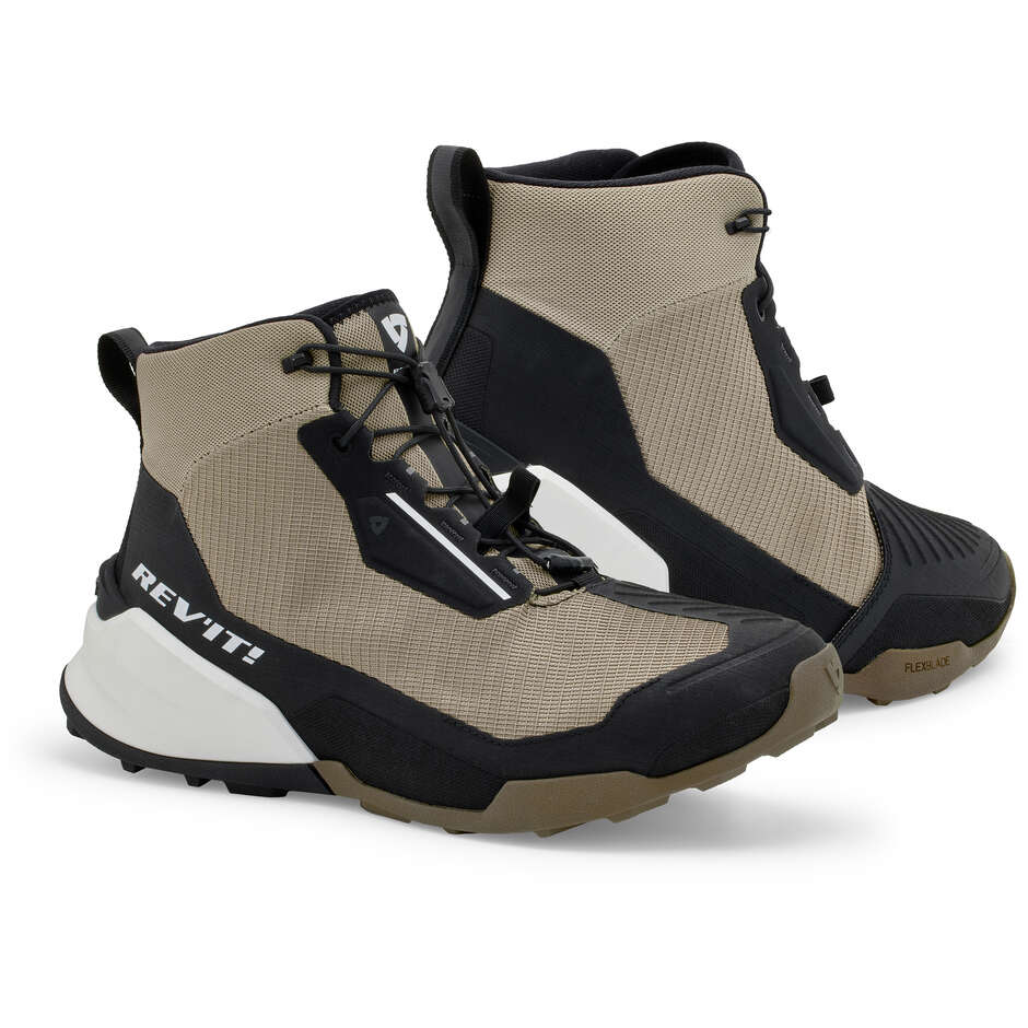 Chaussures de moto Rev'it Subduction Sable Noir