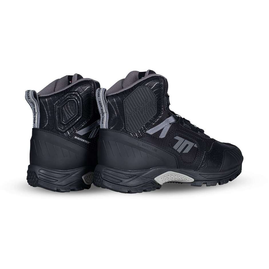 Chaussures de moto Seventy Degrees SD-BA7 STELVIO LOW Noir Gris