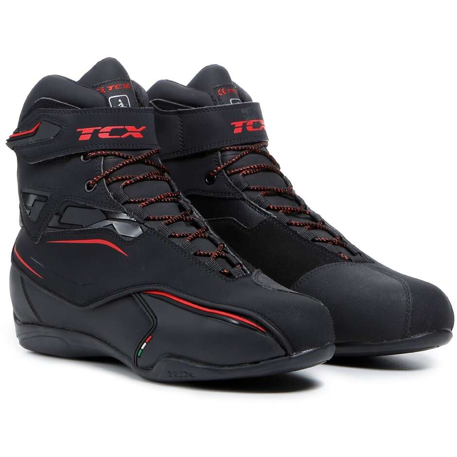 Chaussures De Moto Sport Imperméables Tcx 9581w ZETA WP Noir red