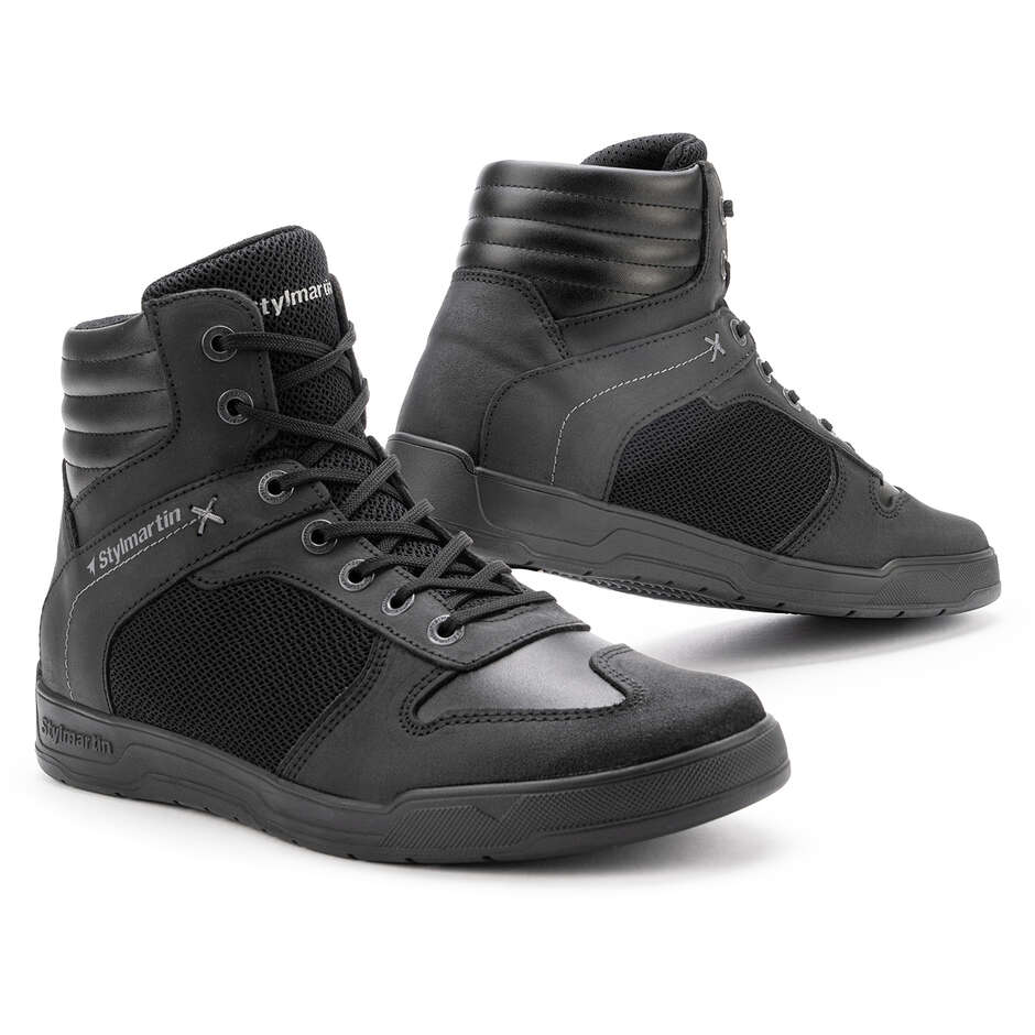 Chaussures de moto Stylmatin ATOM EVO noires