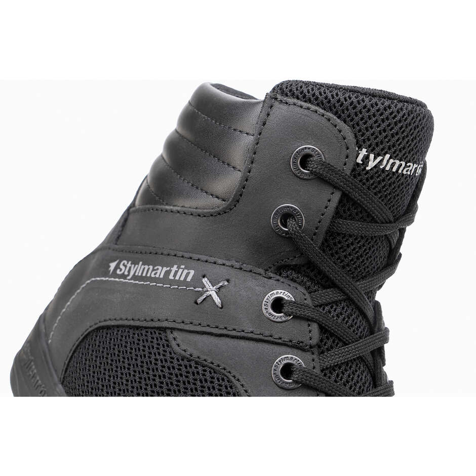 Chaussures de moto Stylmatin ATOM EVO noires