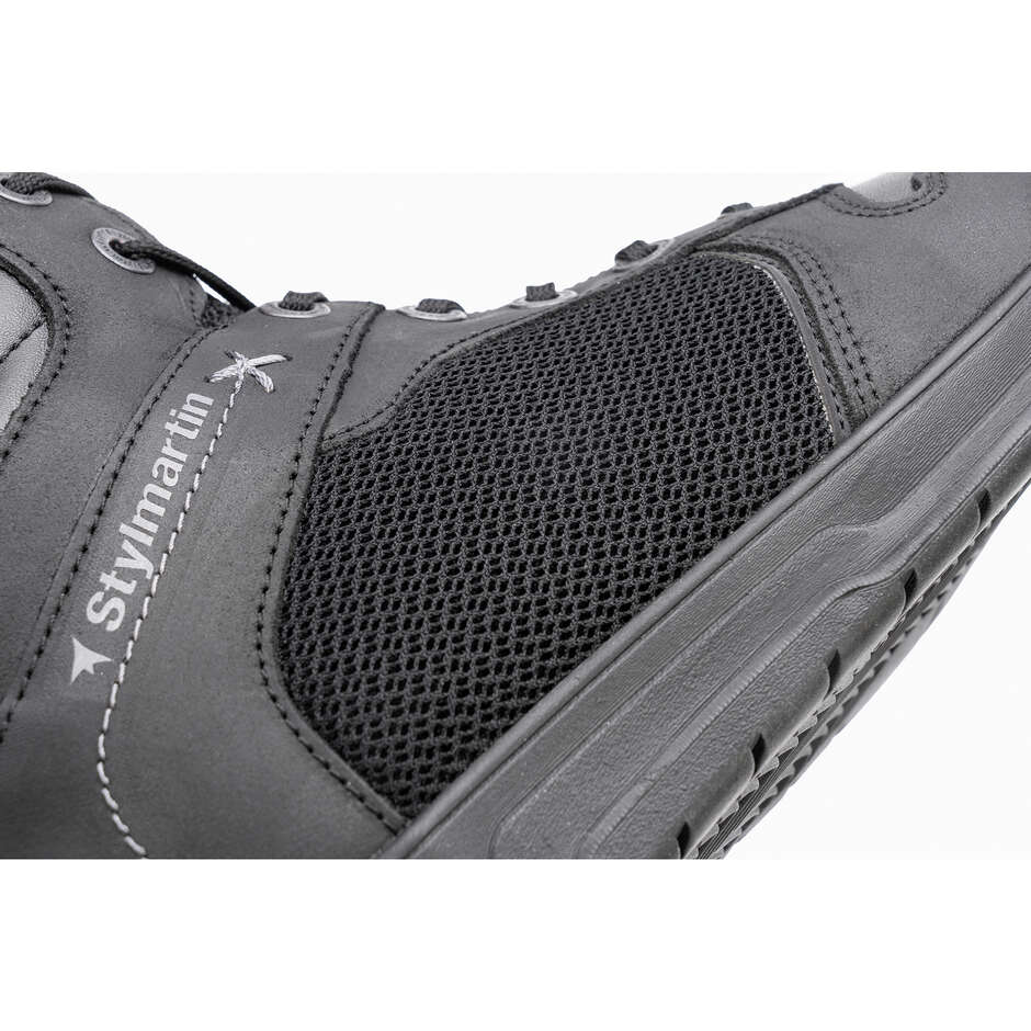 Chaussures de moto Stylmatin ATOM EVO noires