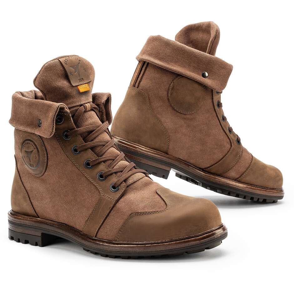 Chaussures de moto Stylmatin SMITH AIR marron