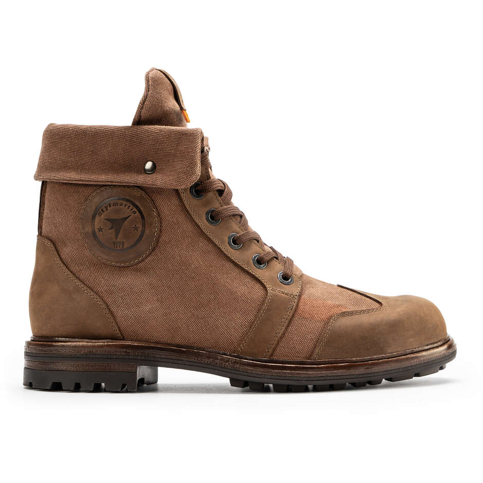 Chaussures de moto Stylmatin SMITH AIR marron