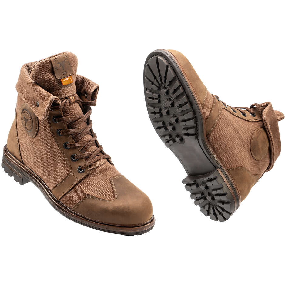 Chaussures de moto Stylmatin SMITH AIR marron