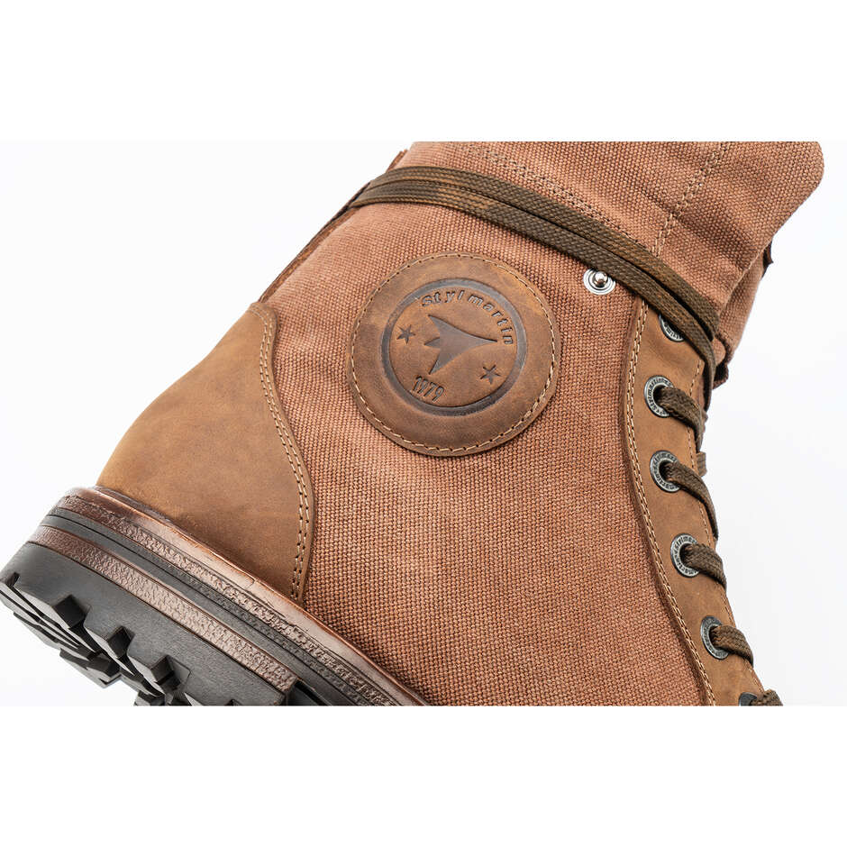 Chaussures de moto Stylmatin SMITH AIR marron