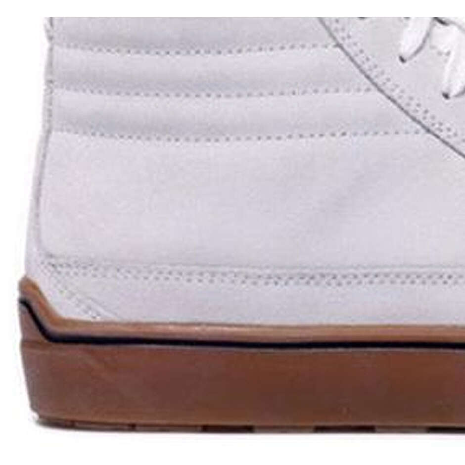 Chaussures de moto Tcx STREET 3 FADED WP blanches